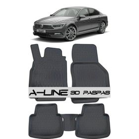 Volkswagen Passat B8 Sedan 2015 Siyah Havuzlu Paspas