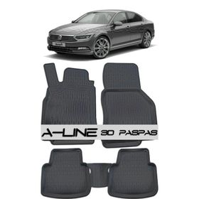 Volkswagen Passat B8 Sedan 2015 Siyah Havuzlu Paspas