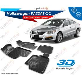 Volkswagen Passat Cc 2008-2011 3D Havuzlu Paspas