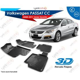 Volkswagen Passat Cc 2008-2011 3D Havuzlu Paspas