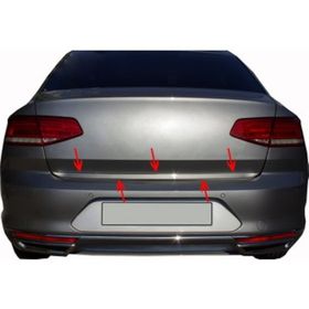 Volkswagen Passat Formlu 2014 Üzeri Krom Bagaj Alt Çıtası