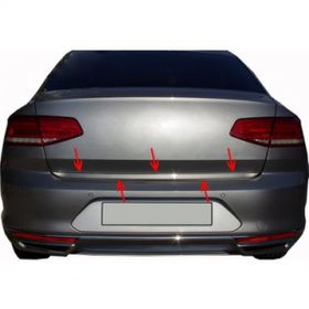 Volkswagen Passat Formlu 2014 Üzeri Krom Bagaj Alt Çıtası
