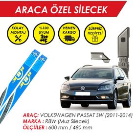 Volkswagen Passat RBW 2011-2014 Muz Silecek Takımı