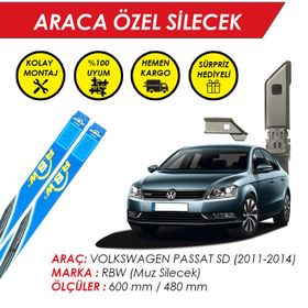 Volkswagen Passat RBW 2011-2014 Muz Silecek Takımı
