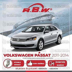 Volkswagen Passat RBW 2011-2014 Muz Silecek Takımı