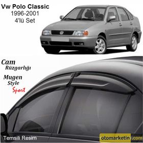 Volkswagen Polo 1996-2001 Classic Mugen Cam Rüzgarlığı