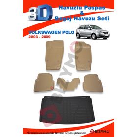 Volkswagen Polo 2003-2009 Bej Paspas ve Bagaj Havuzu