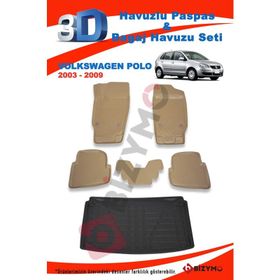 Volkswagen Polo 2003-2009 Bej Paspas ve Bagaj Havuzu