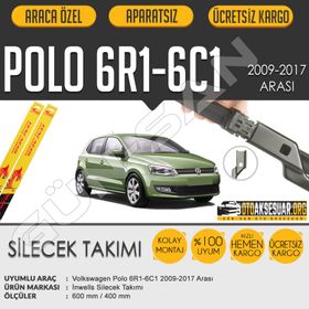Volkswagen Polo 2009-2017 Muz Silecek Takımı