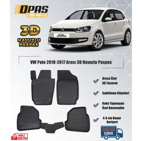 Volkswagen Polo 2010 -2017 3D Havuzlu Paspas