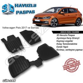 Volkswagen Polo 2017 Sonrası 3D Havuzlu Paspas