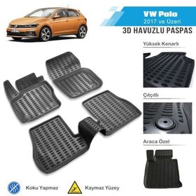 Volkswagen Polo 2017 Sonrası 3D Havuzlu Paspas