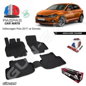 Volkswagen Polo 2017 Sonrası 4D Havuzlu Paspas