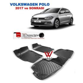 Volkswagen Polo 6c 2017-sonrası 3D Havuzlu Paspas