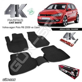 Volkswagen Polo 6R 2009 Sonrası 4D Havuzlu Paspas