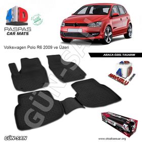 Volkswagen Polo 6R 2009 Sonrası 4D Havuzlu Paspas