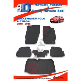 Volkswagen Polo Alt 2010-2016 Paspas ve Bagaj Havuzu