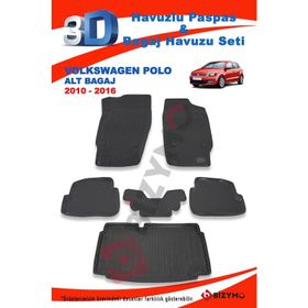 Volkswagen Polo Alt 2010-2016 Paspas ve Bagaj Havuzu