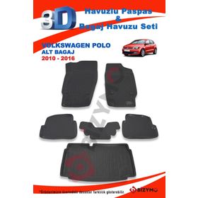 Volkswagen Polo Alt 2010-2016 Paspas ve Bagaj Havuzu