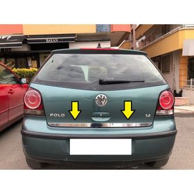 Volkswagen Polo Paslanmaz Çelik 2006-2010 Krom Bagaj Alt Çıtası