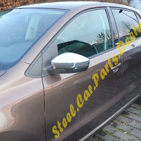 Volkswagen Polo Paslanmaz Çelik 2009-2017 Krom 2 Parça Ayna Kapağı