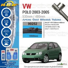 Volkswagen Polo RBW 2003-2005 Muz Silecek Takımı