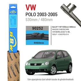 Volkswagen Polo RBW 2003-2005 Muz Silecek Takımı