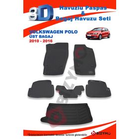 Volkswagen Polo Üst 2010-2016 Paspas ve Bagaj Havuzu