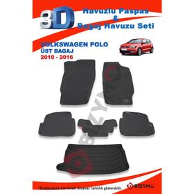 Volkswagen Polo Üst 2010-2016 Paspas ve Bagaj Havuzu