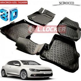 Volkswagen Scirocco 2008 Sonrası 3D Havuzlu Paspas