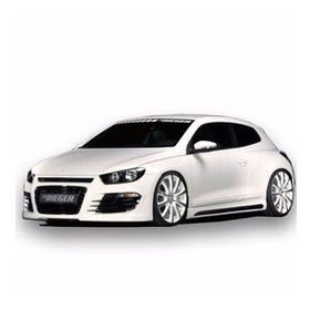 Volkswagen Scirocco 2009 2017 Plastik Yan Marşpiyel Seti