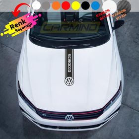 Volkswagen Scirocco Kaput Şerit Sticker