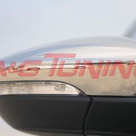 Volkswagen Scirocco Paslanmaz Çelik 2009 - 2015 Krom 2 Parça Ayna Kapağı