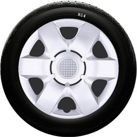 Volkswagen SKS-SJS 215 14 İnç 4 Adet Kırılmaz Jant Kapağı