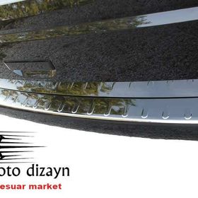 Volkswagen T5 Transporter Arka 2003-2010 Krom Tampon Eşiği