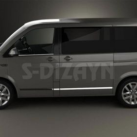 Volkswagen T6 Transporter 2015 Üzeri Krom Cam Çıtası