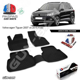 Volkswagen Tiguan 2007-2015 4D Havuzlu Paspas