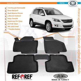 Volkswagen Tiguan 2007-2015 4D Havuzlu Paspas