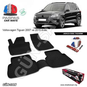Volkswagen Tiguan 2007-2015 4D Havuzlu Paspas