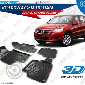 Volkswagen Tiguan 2014 3D Havuzlu Paspas