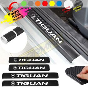 Volkswagen Tiguan 4 Adet Karbon Kapı Eşiği Sticker
