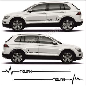 Volkswagen Tiguan Siyah Ritim Oto Sticker