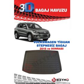 Volkswagen Tiguan Stepnesiz 2016 Sonrası 3d Bagaj Havuzu