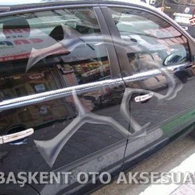 Volkswagen Touareg 2003 Üzeri 4 Parça Krom Cam Çıtası