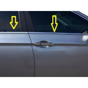 Volkswagen Touareg 2003 Üzeri 4 Parça Krom Cam Çıtası