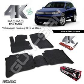 Volkswagen Touareg 2010 Sonrası 4D Havuzlu Paspas