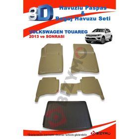 Volkswagen Touareg 2013 Sonrası Bej Paspas ve Bagaj Havuzu