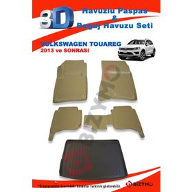 Volkswagen Touareg 2013 Sonrası Bej Paspas ve Bagaj Havuzu