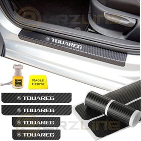 Volkswagen Touareg 4 Adet Karbon Kapı Eşiği Sticker
