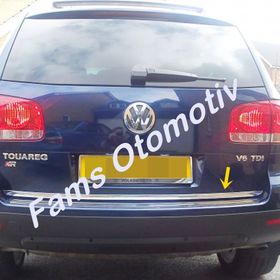 Volkswagen Touareg Paslanmaz Çelik 2002-2010 Krom Bagaj Alt Çıtası